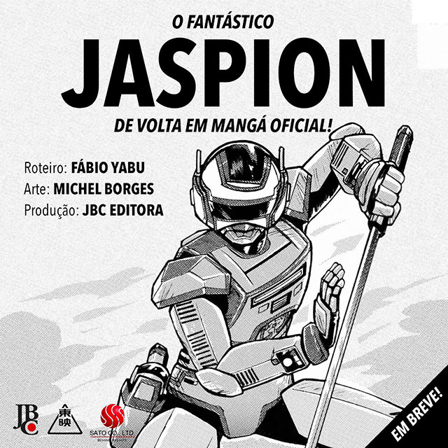 O Fantástico Jaspion ganhará versão em mangá pela Editora JBC