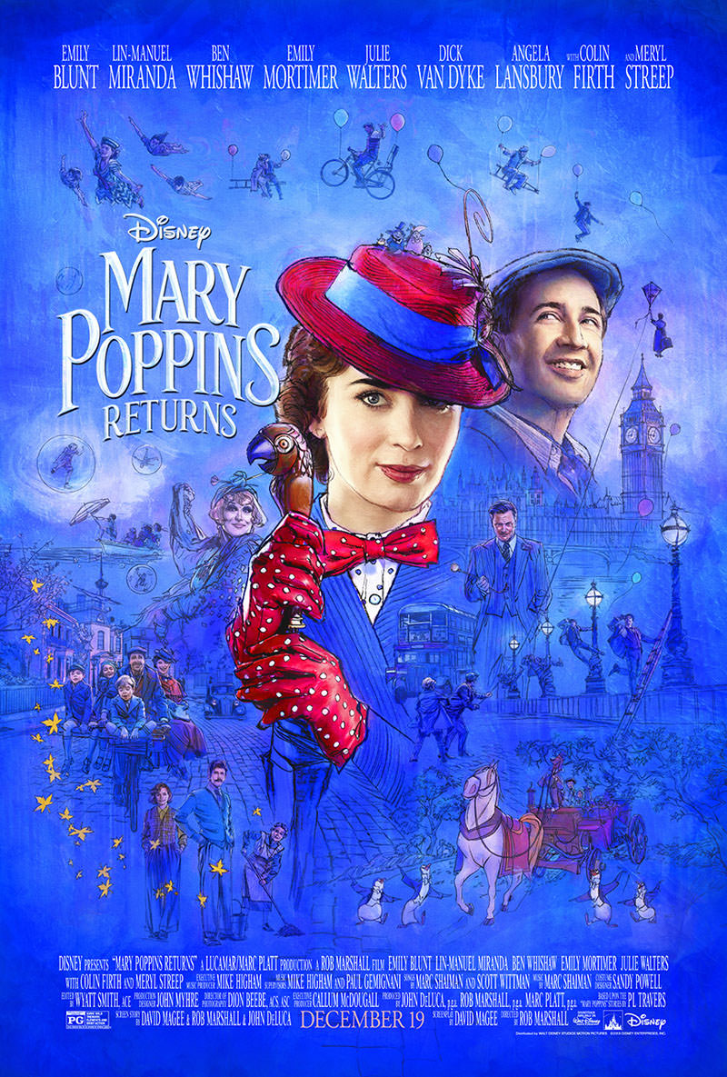 Trailer de O Retorno de Mary Poppins encanta a internet. Veja as reações