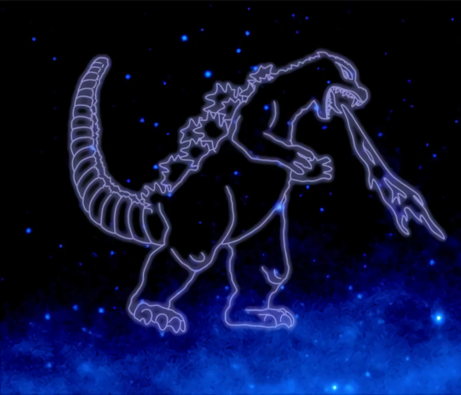 Nova constelação Godzilla é apresentada pela NASA