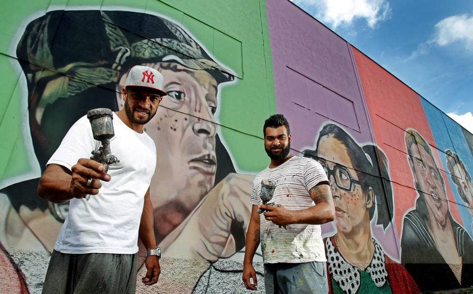 Representatividade | Grafite em São Paulo homenageia personagens clássicos de séries americanas