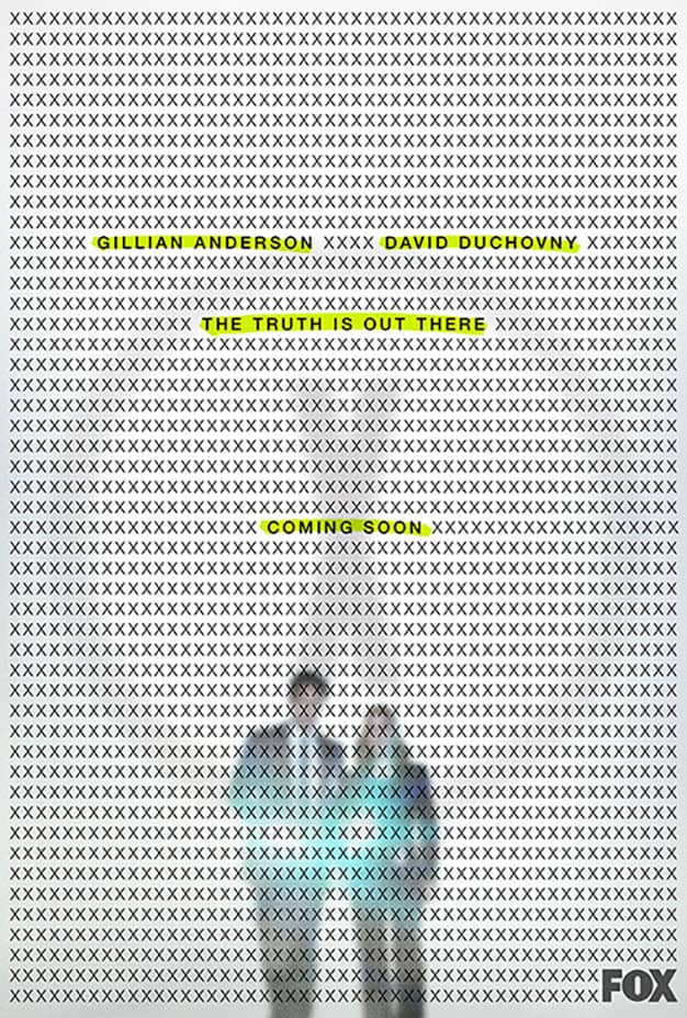Arquivo X | Novo pôster de Mulder e Scully anuncia nova temporada da série