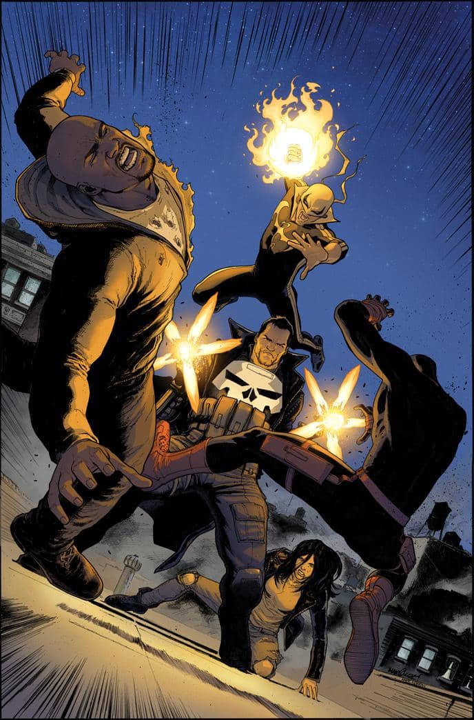 Defensores enfrentam Justiceiro em nova HQ da Marvel