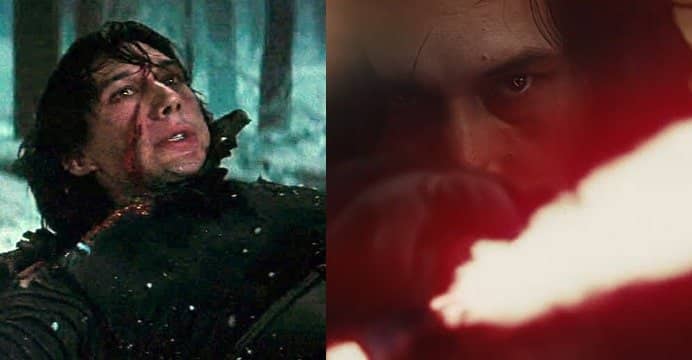 Star Wars | Rian Johnson responde à polêmica mudança da cicatriz de Kylo Ren