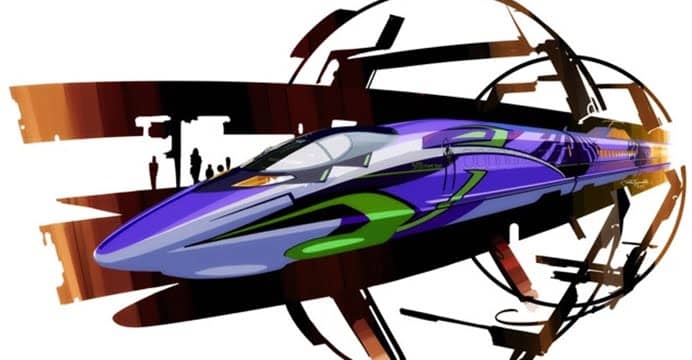 Conheça o trem-bala inspirado na saga Evangelion