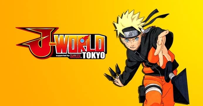 Saiba tudo sobre a tour com Personagens de Naruto no J-World Tokyo!