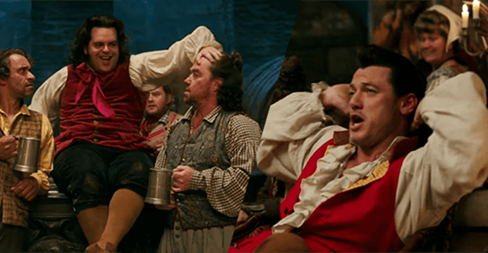 Trecho liberado de A Bela e a Fera mostra Gastão e Le Fou cantando. Confira