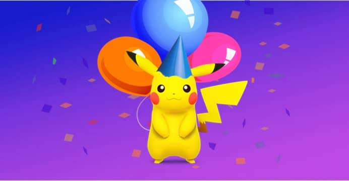 Novo Evento de Pokémon GO traz Pikachu com chapéu de festa. Saiba mais