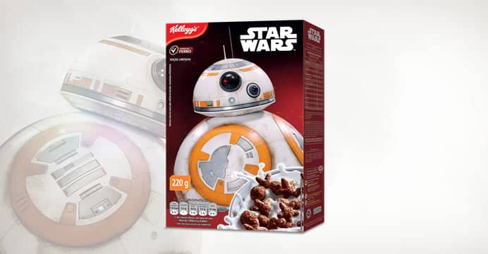Novidade | Kellogg’s lança cereais personalizados de Star Wars