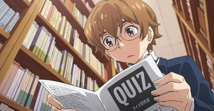 A série de competições de quiz, que é a sensação do momento, ganhará sua versão em anime. Confira o novo poster promocional.