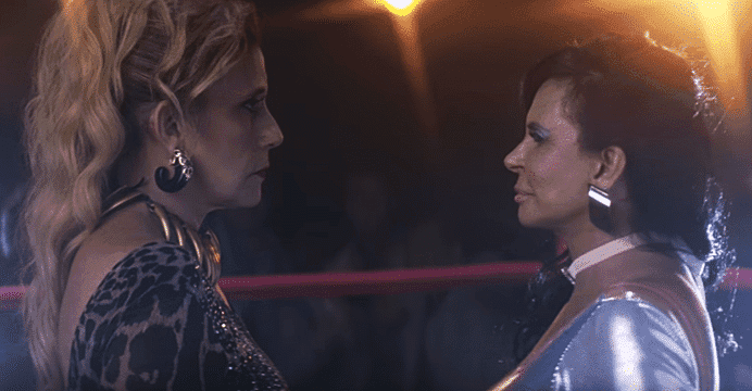 Netflix coloca Gretchen e Rita Cadillac no ringue para promover Glow