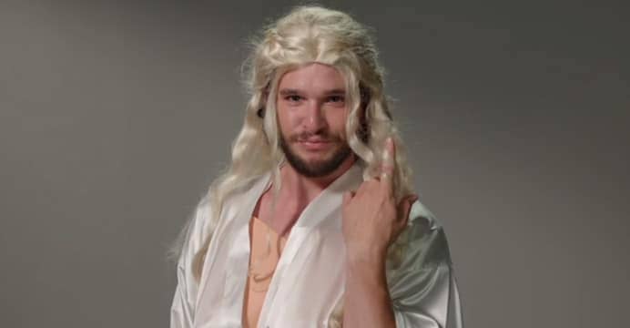 O ator que interpreta o personagem Jon Snow em Game of Thrones participou de uma esquete satirizando outros personagens da série. Confira!