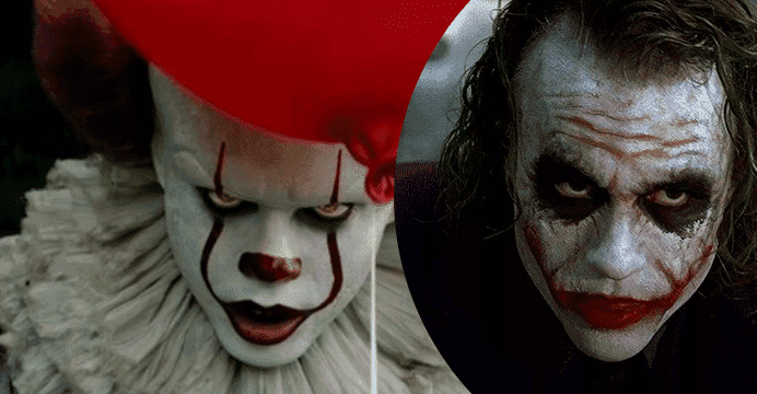 Referência! | Bill Skarsgård se inspirou no Coringa de Heath Ledger para compôr Pennywise, de It