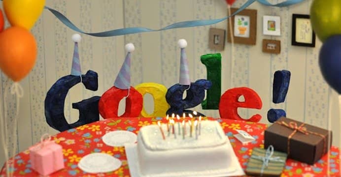 O aniversário é da Google, mas o presente é pra você! Veja as surpresas!