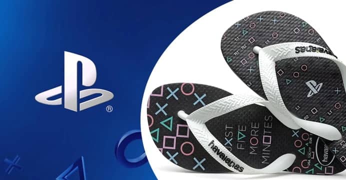 A grife Havaianas acaba de lançar novos modelos de chinelos tematizados com elementos da marca PlayStation. O resultado ficou incrível! Confira!