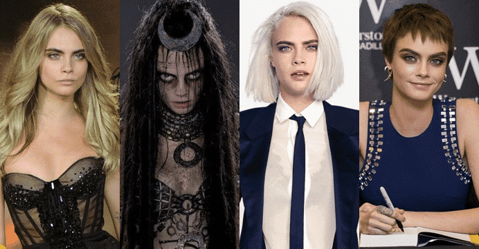 As quatro faces de Cara Delevingne