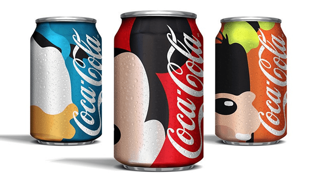 Coca-Cola ganha latas personalizadas da Disney em projeto de um famoso designer
