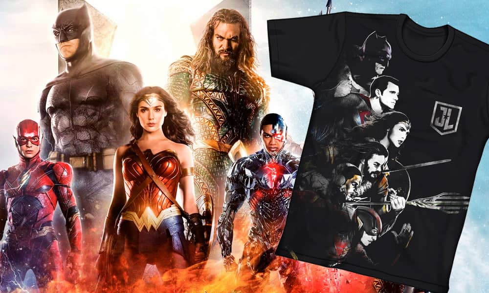Piticas lança novas camisetas inspiradas no filme Liga da Justiça
