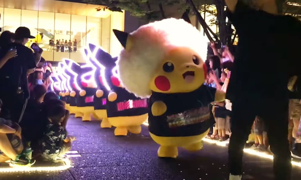 Balada Pokémon | Rave de Pikachu agitou cidade japonesa. Veja