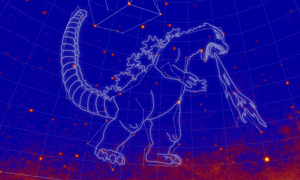 Nova constelação Godzilla é apresentada pela NASA