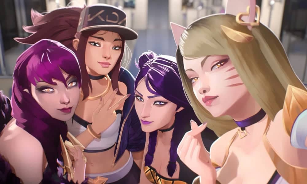 Grupo K-Pop K/DA faz sucesso com skins especiais em League of Legends