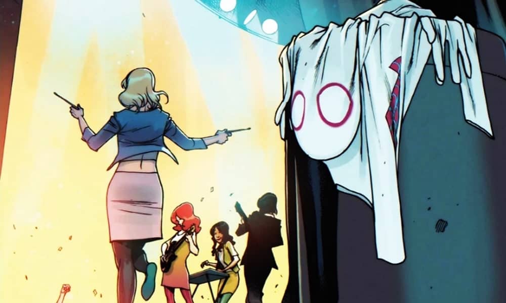 Capa de Spider-Gwen recria passagem clássica de Spider-Man