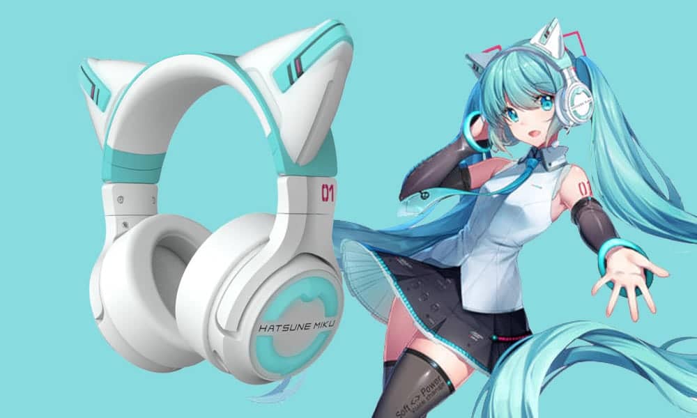 YOWU lança headphone da Hatsune Miku com orelhas de gato