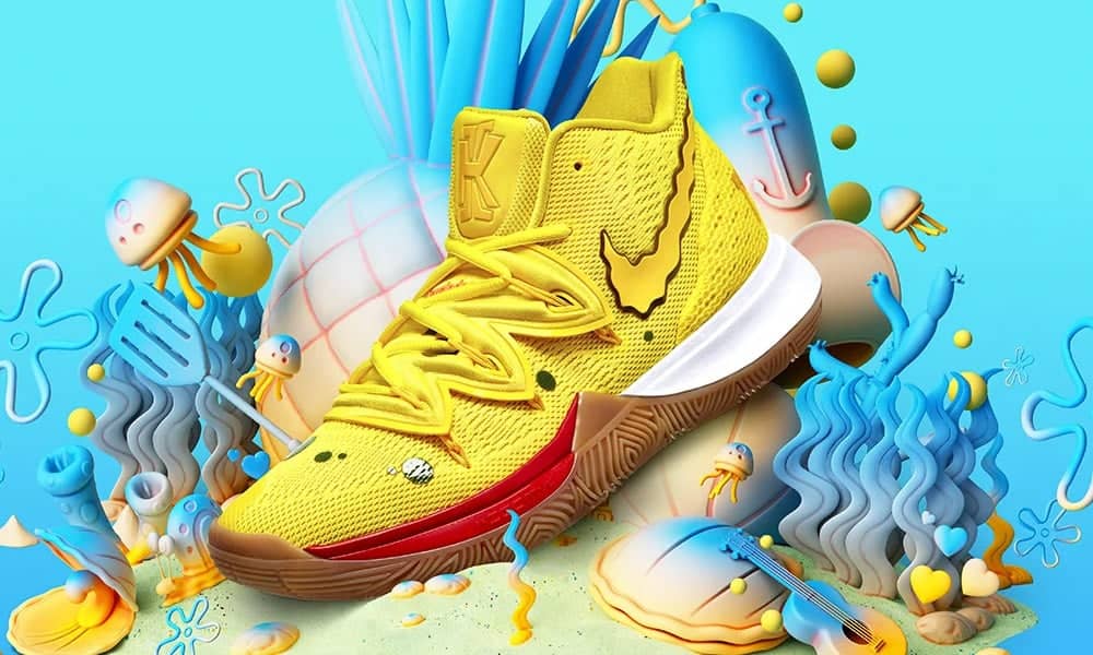Nike lança linha de tênis do Bob Esponja Calça Quadrada