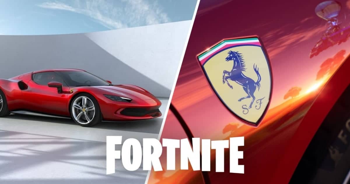 Agora você poderá pegar uma Ferrari no Fortnite, confira!