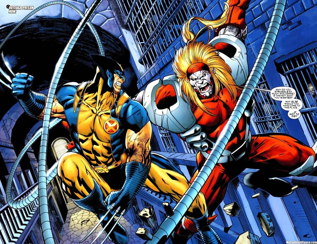 Wolverine e Omega Red