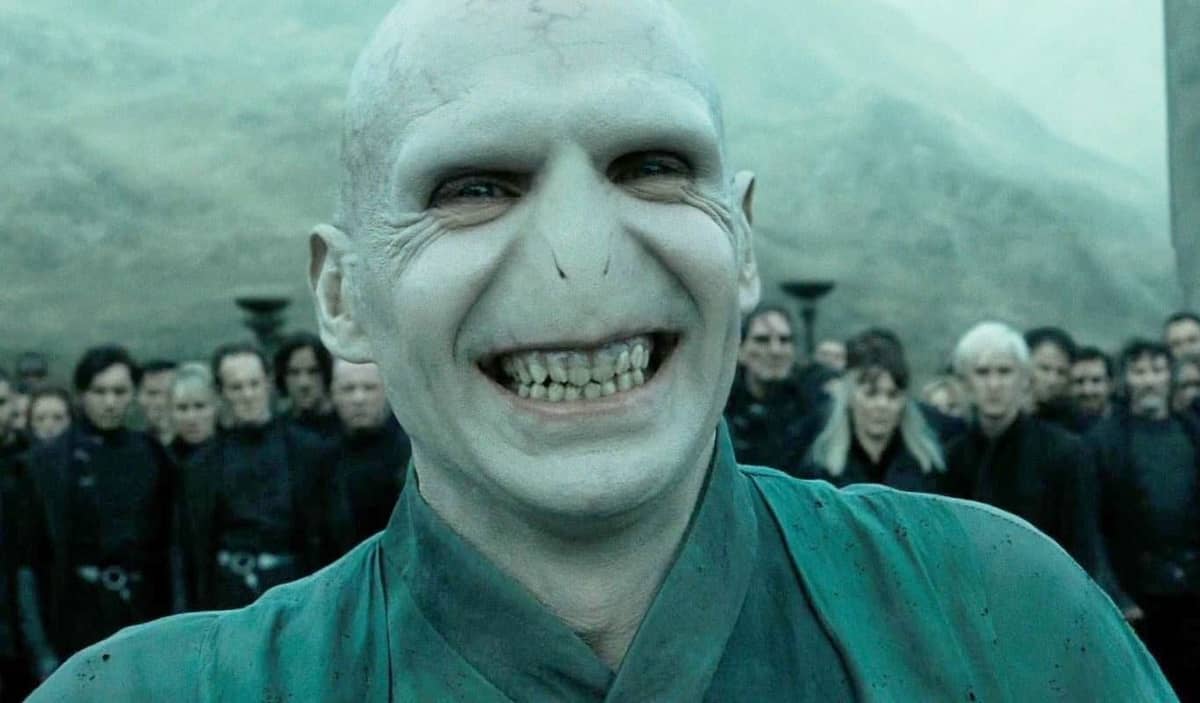 Voldemort e a poção de Sorte Líquida de Harry Potter.