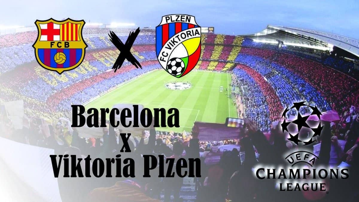 Onde assistir Barcelona x Viktoria Plzen ao vivo pela Champions League