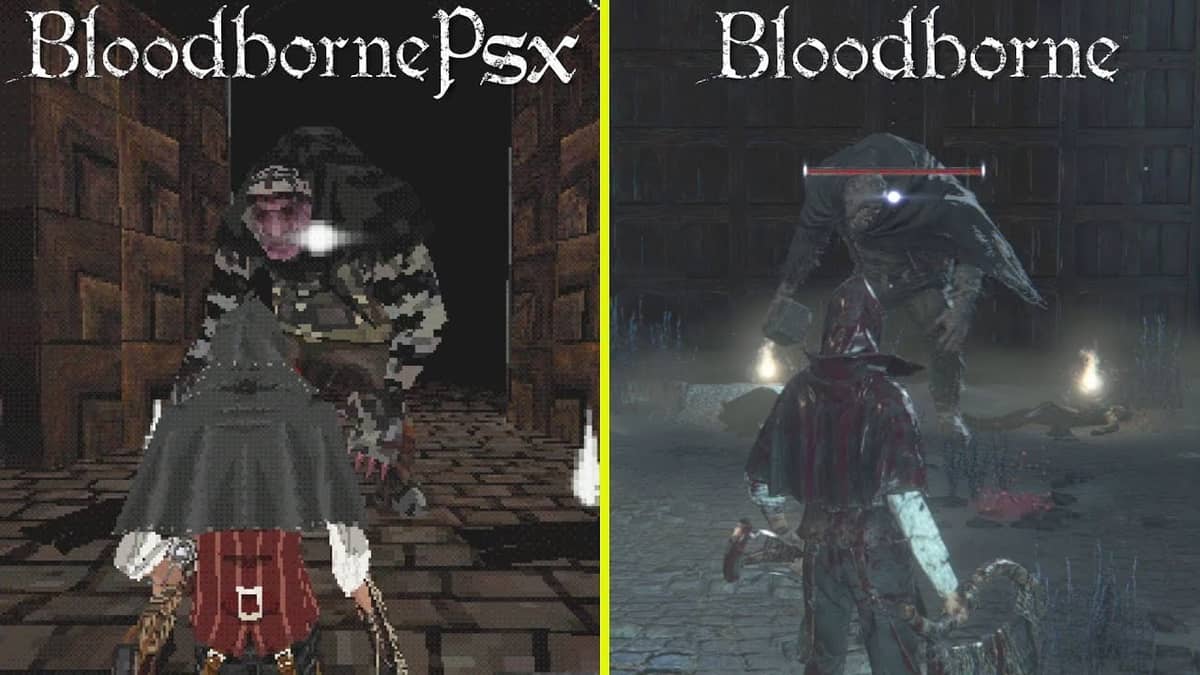 Bloodborne PSX é um dos melhores demakes dos jogos.