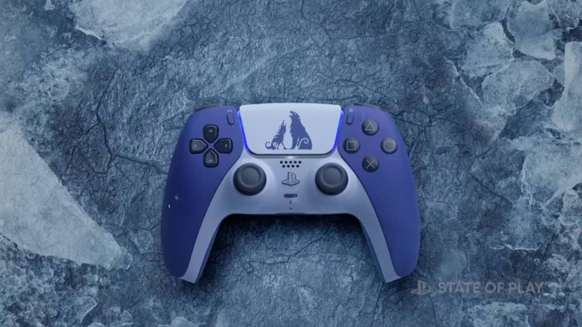 A Sony revelou um novo Dualsense inspirado em God of War Ragnarok.