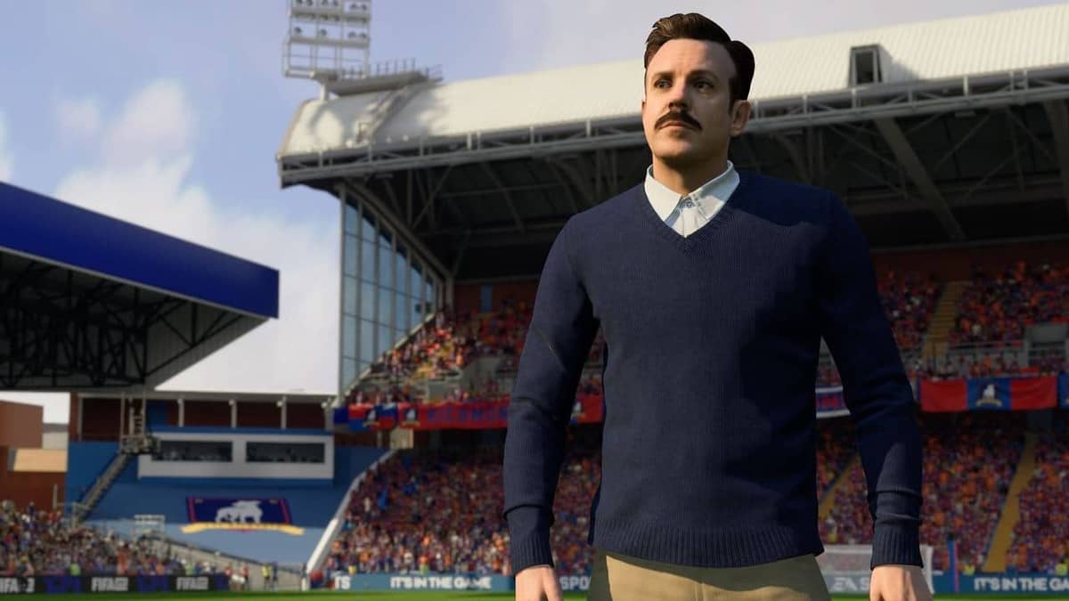 FIFA 23 está recebendo Ted Lasso como treinador.