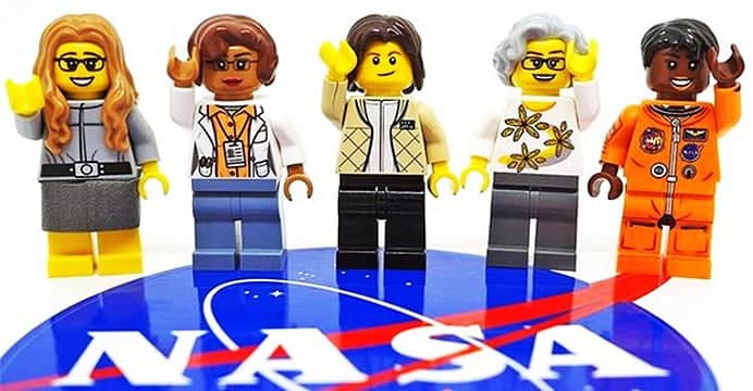 LEGO homenageia mulheres importantes da NASA