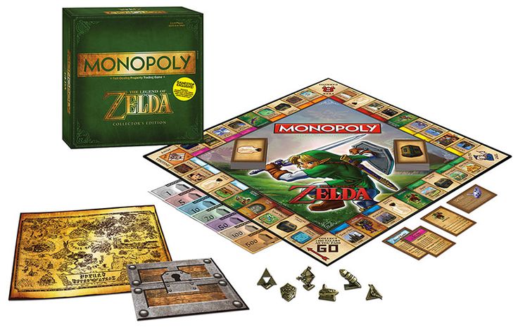 monopoly zelda monopoly board