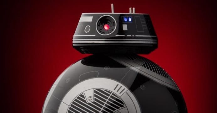 Durante a Force Friday foram apresentadas diversas novidades em colecionáveis da franquia Star Wars. Dentre elas uma figure baseada no novo droide BB-9E.
