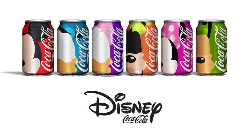 Coca-Cola ganha latas personalizadas da Disney em projeto de um famoso designer