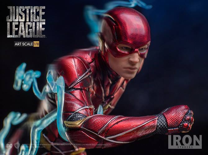 Iron Studios lança figure surpreendente do The Flash de Liga da Justiça