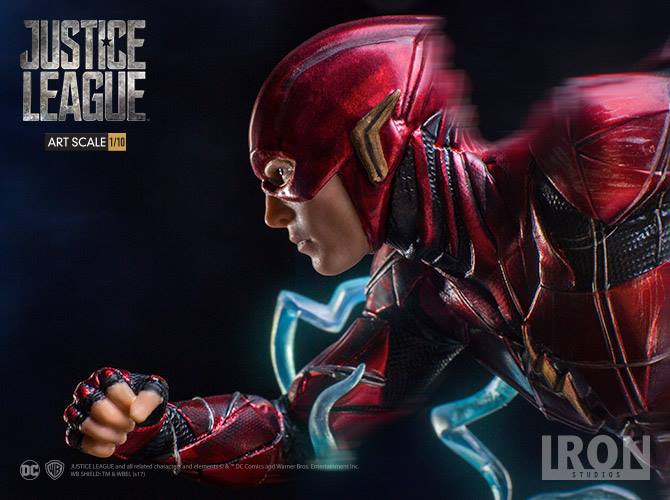 Iron Studios lança figure surpreendente do The Flash de Liga da Justiça