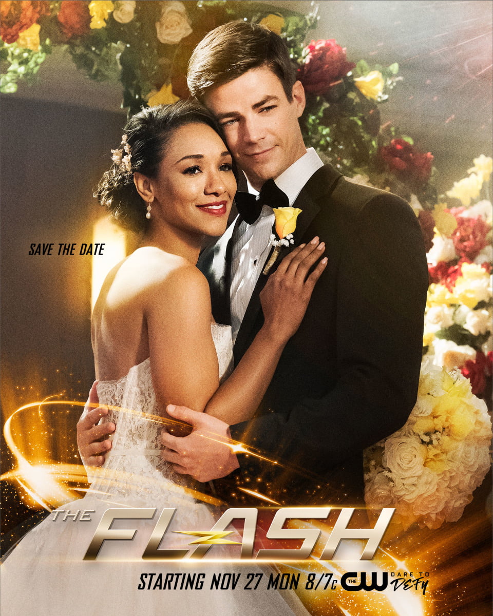 Novo poster de The Flash mostra o casamento de Barry e Iris. Confira!