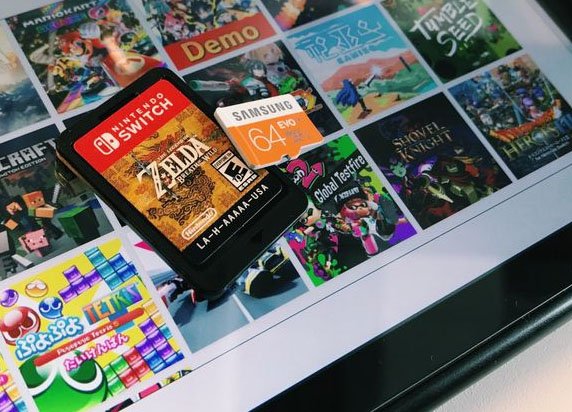 Cartões de jogos do Nintendo Switch com 64GB chegam apenas em 2019
