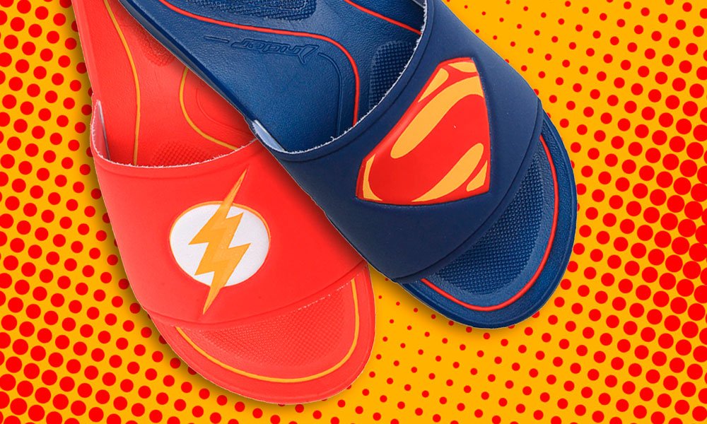 Rider lança novos chinelos inspirados em heróis da DC e da Marvel