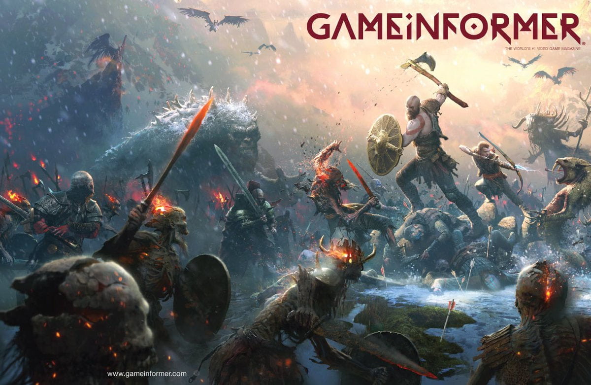 Nova imagem promocional de God of War é revelada pela revista Game Informer