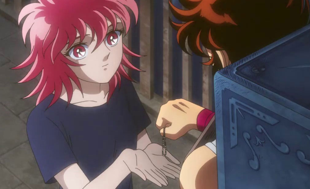 Cavaleiros do Zodíaco: Saintia Shô | Shoko encontra Seiya no 5° episódio do anime