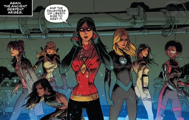 Marvel Daughters of Liberty Women Team