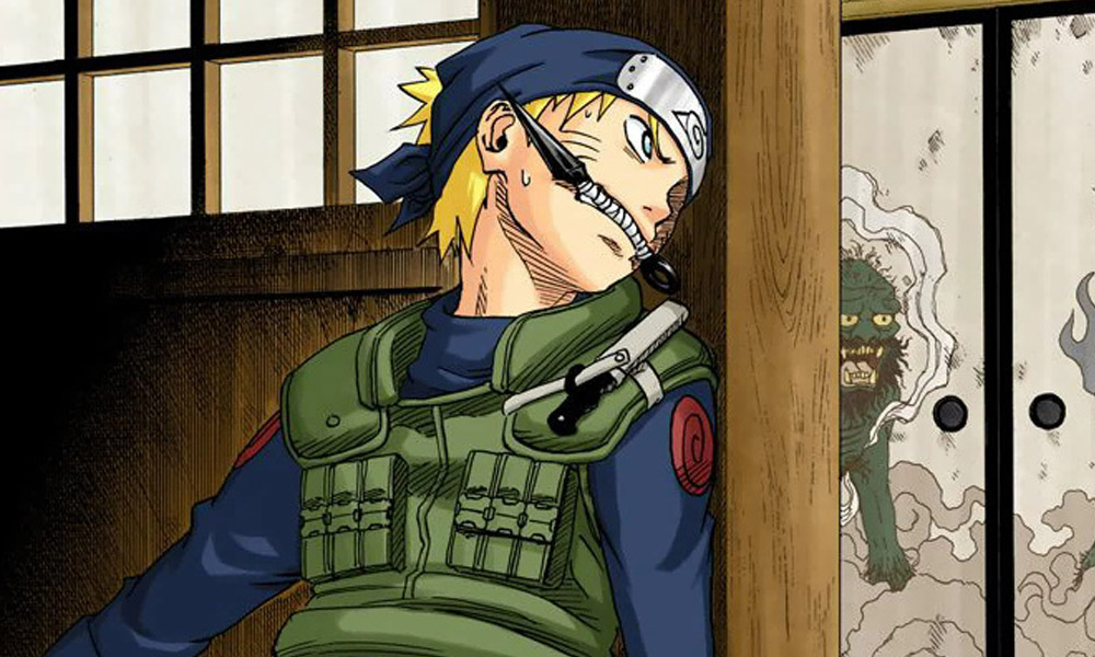 Naruto aparece como Jounin em ilustração oficial de Kishimoto