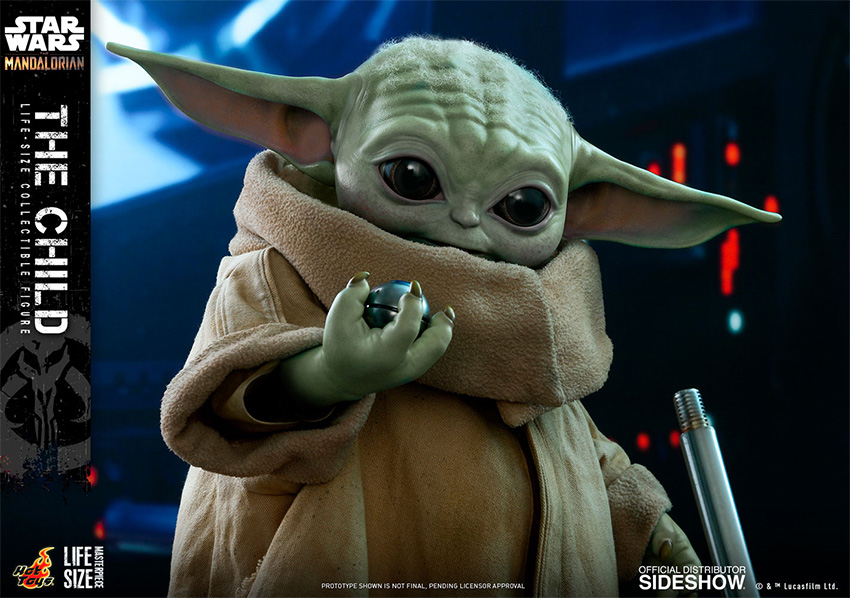 Baby Yoda em tamanho real é lançado pela Hot Toys