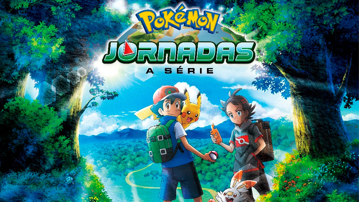 Logo oficial de Jornadas Pokémon, que será exibido no Brasil pelo Cartoon Network