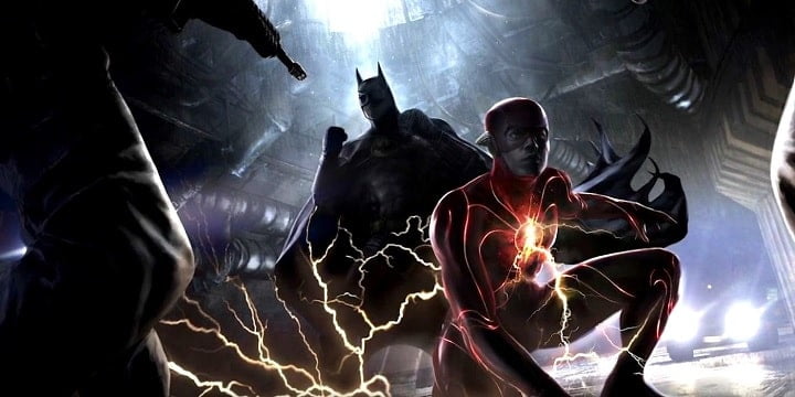 Artes The Flash mostram 2 Batman  Supergirl
